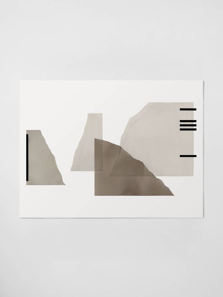 Coastline Art Print for wholesale by Kim Knoll