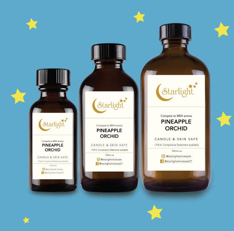 Starlight Wholesale LLC. - Wholesale Fragrance Oil - PINEAPPLE ORCHID - compared to BBW1