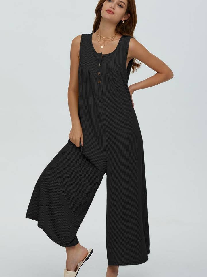NINEXIS - Wholesale Jumpsuit - Women's - CWSJS0720_SOLID COLOR CASUAL LOOSE POCKET JUMPSUIT12