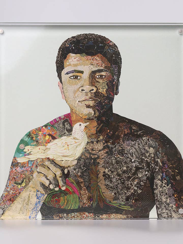 Acrylic Framed Muhammad Ali Print for wholesale by Brenda Bogart