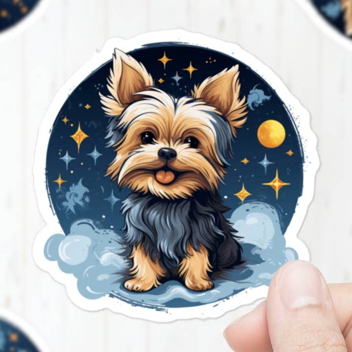 Yorkshire-Aufkleber | Haustier-, Hundeaufkleber für den Großhandel von Mystical Clarity