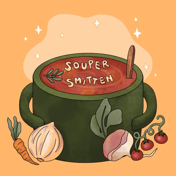 Souper Smitten - Print for wholesale by Dear Honey