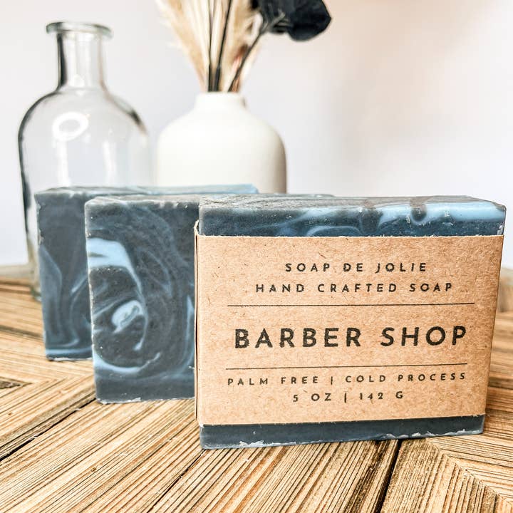 Soap de Jolie - Wholesale Bar Soap - Men's - The Barber Shop Cold Process Soap
