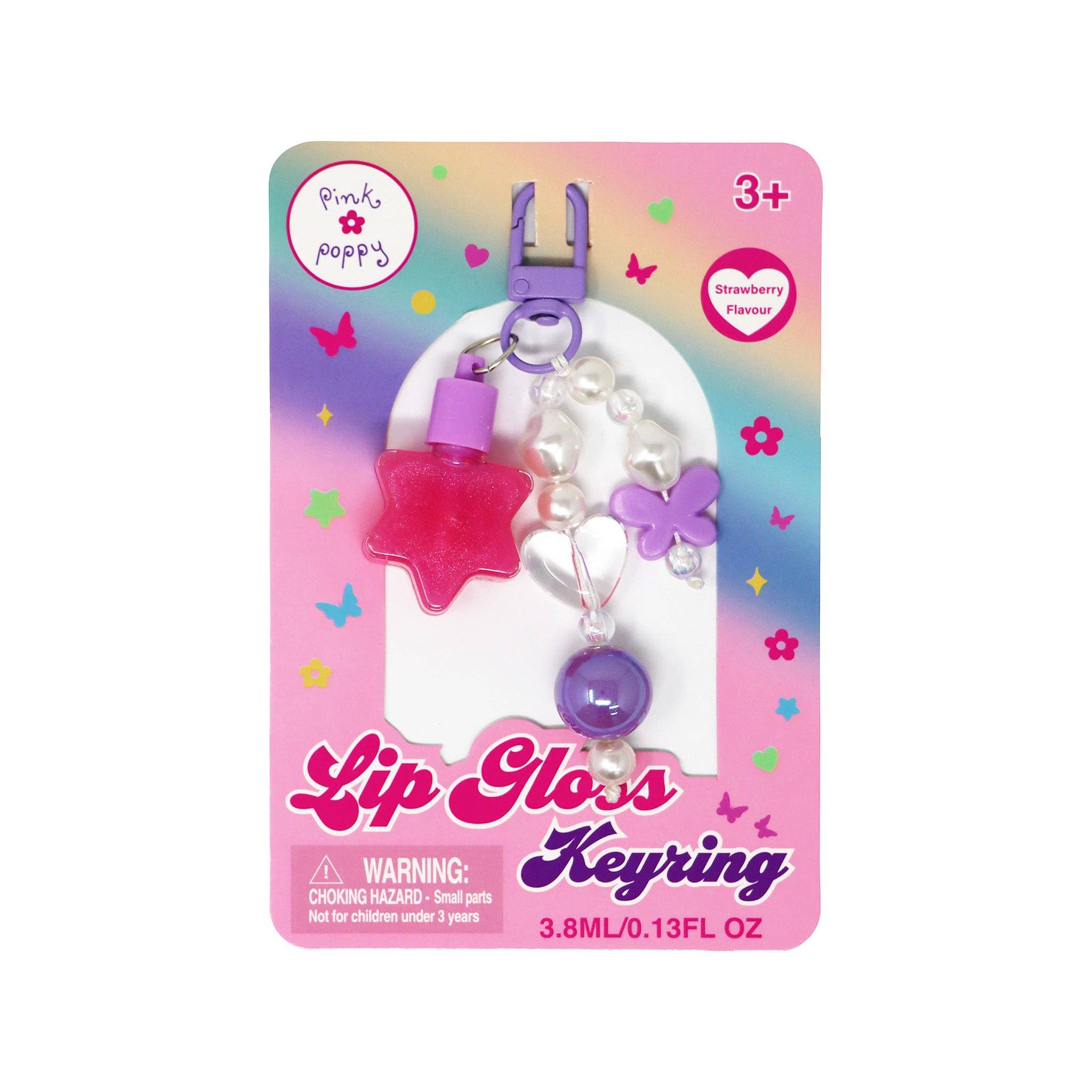 Pink Poppy USA - Wholesale Lip Gloss - Kids - Tween Lip Gloss Keyring | Pack of 65