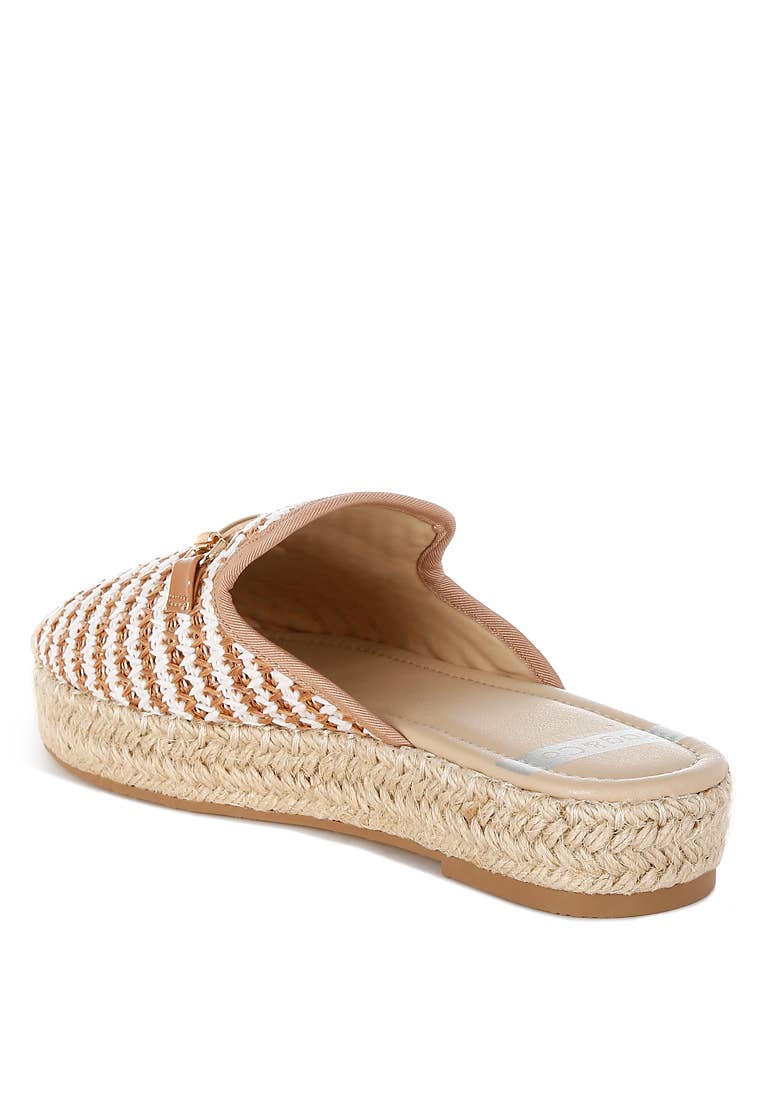 Rag Company - Wholesale Mules - Women's - Himari Raffia Slip-On Mules6