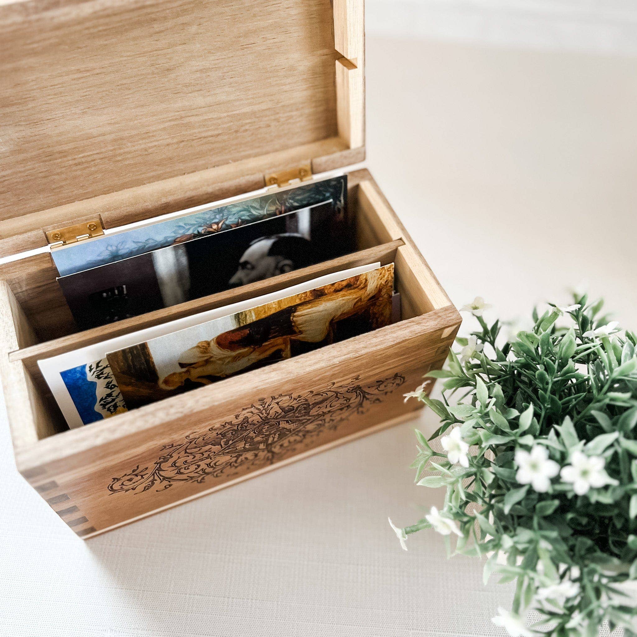 The Little Rose Shop - Wholesale Decorative Box - Wooden Prayer Card Box4