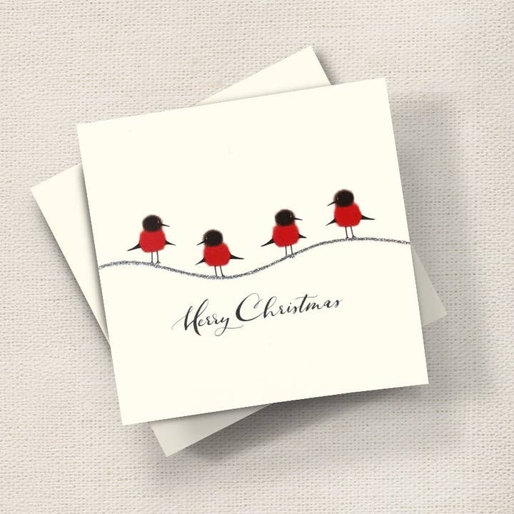 Christmas Birds On A Wire for wholesale by English Graphics