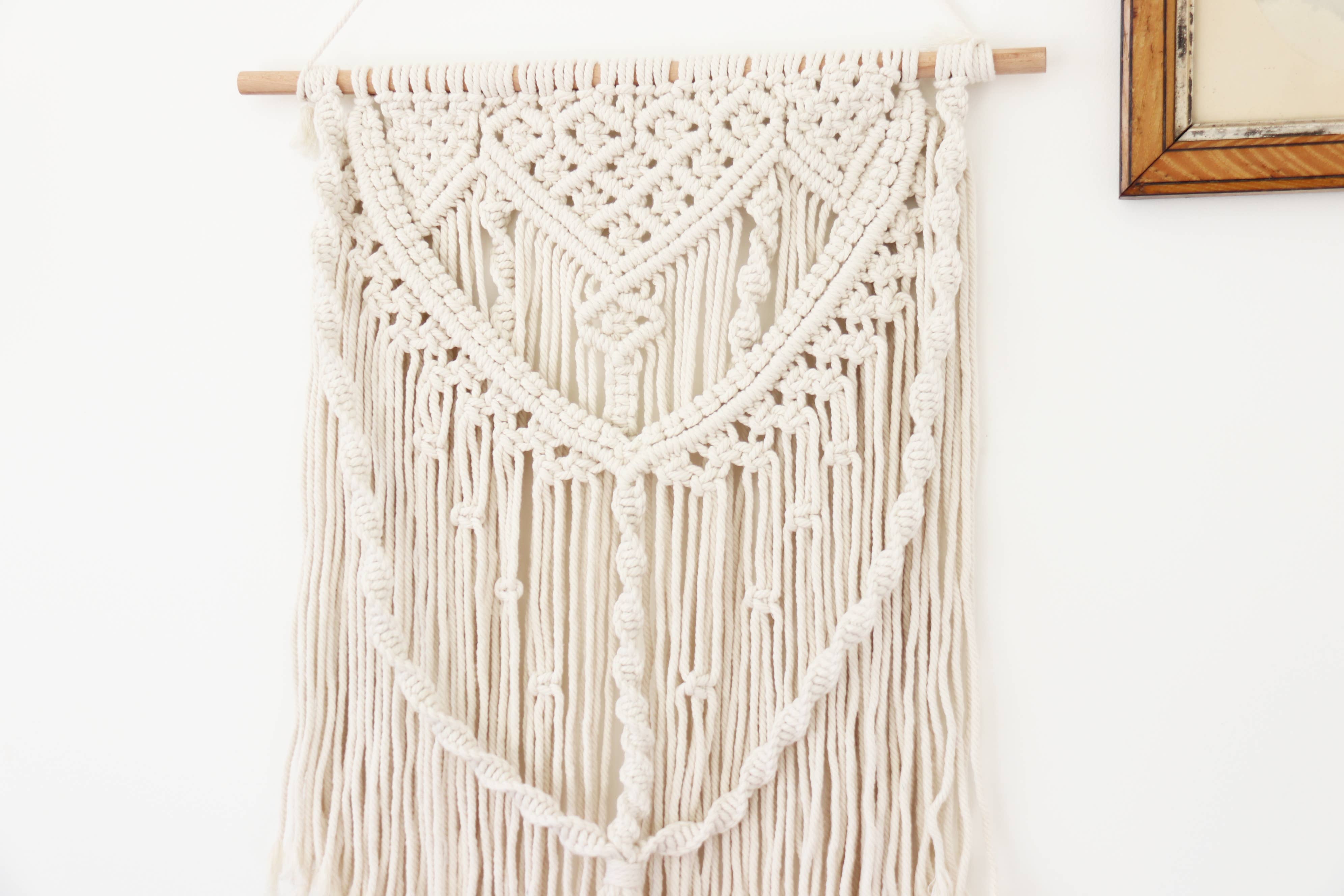 Sparkle Being - Vendita all'ingrosso Arazzi/Tessuti d'arredo - Decorazioni per la casa in macramè da appendere a parete in cotone fatto3