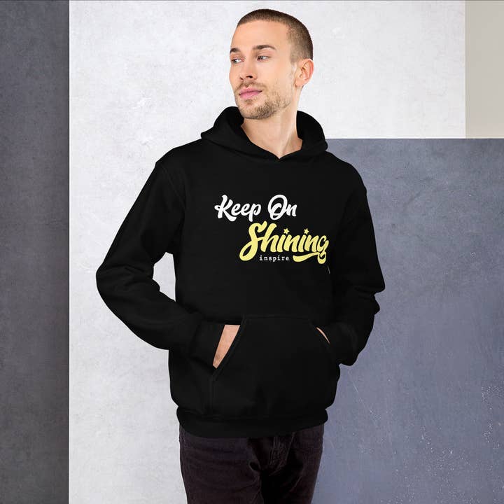 Inspire Keep On Shining Unisex Hoodie for wholesale by inspire