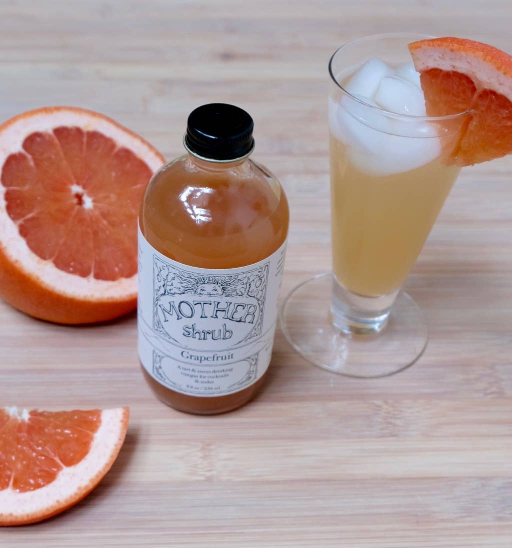 MOTHER shrub - Wholesale Cocktail Mix/Syrup - MOTHER shrub Grapefruit4