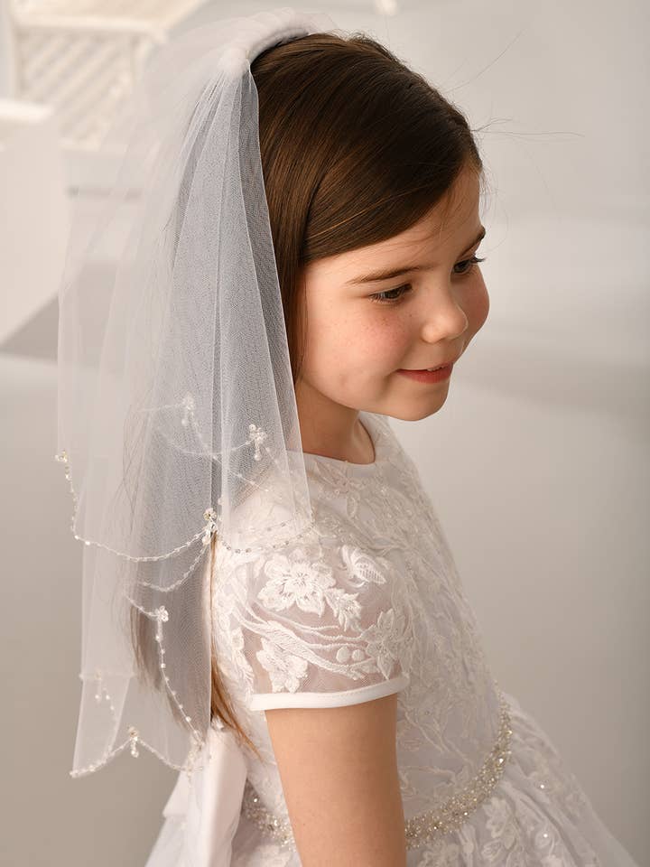 Kommunionschleier für Mädchen für den Großhandel von Sweetie Pie Collection