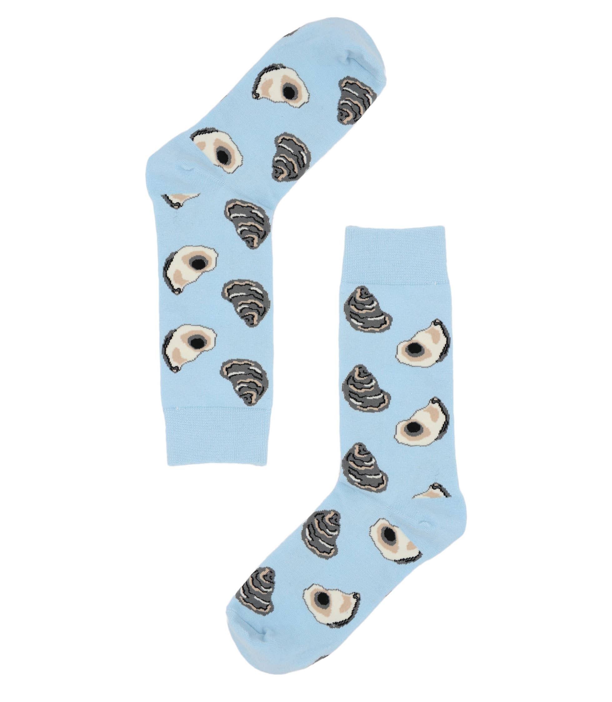 Real Sic – wholesale Socks – Unisex – Sick Socks - Oyster - Favorite Seafood Dress Casual Socks1