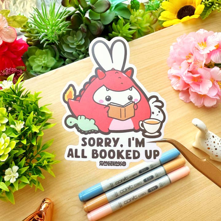 Vinyl Sticker - All Booked Up for wholesale by SumLilThings