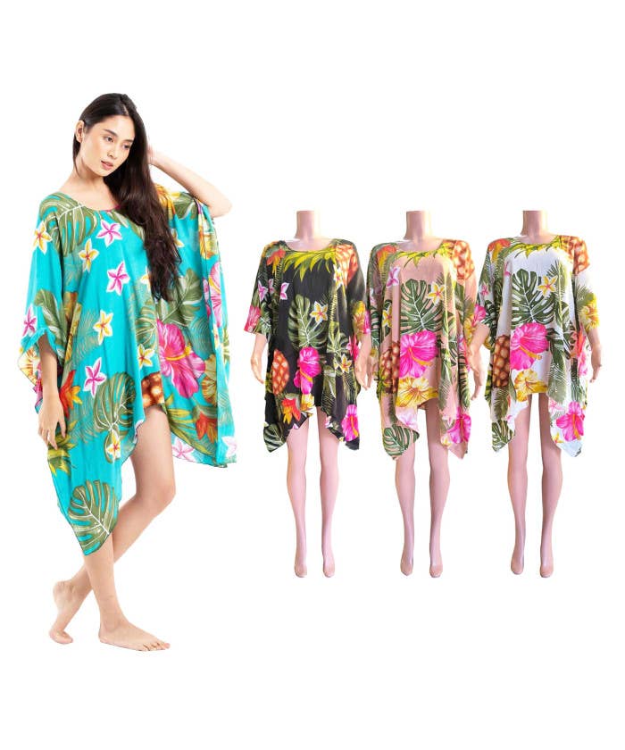 DK Hawaii - Wholesale Dress - Women's - Poncho Dress 0