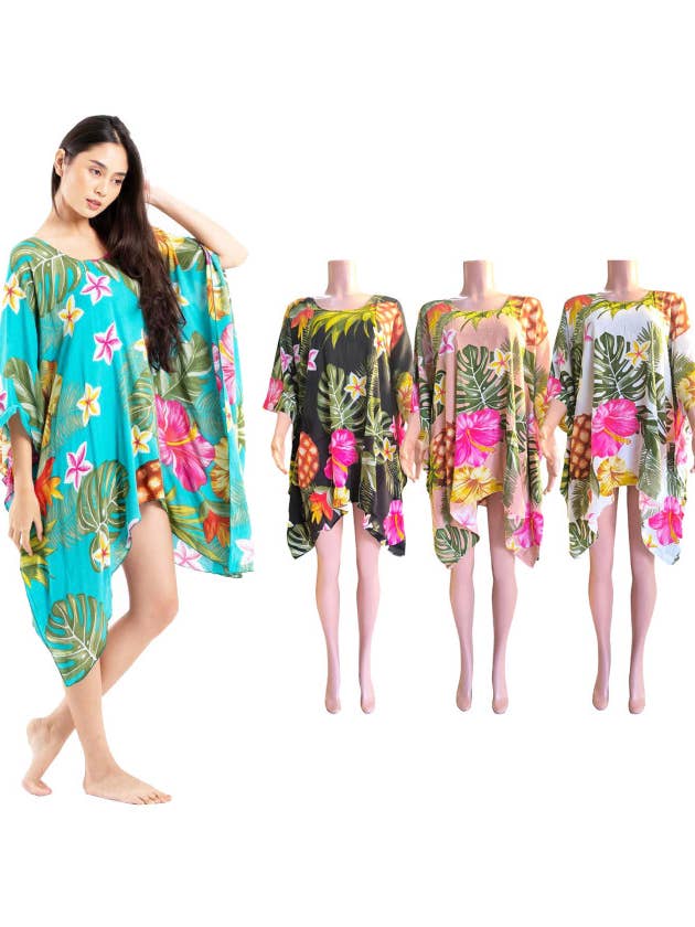DK Hawaii - Wholesale Dress - Women's - Poncho Dress