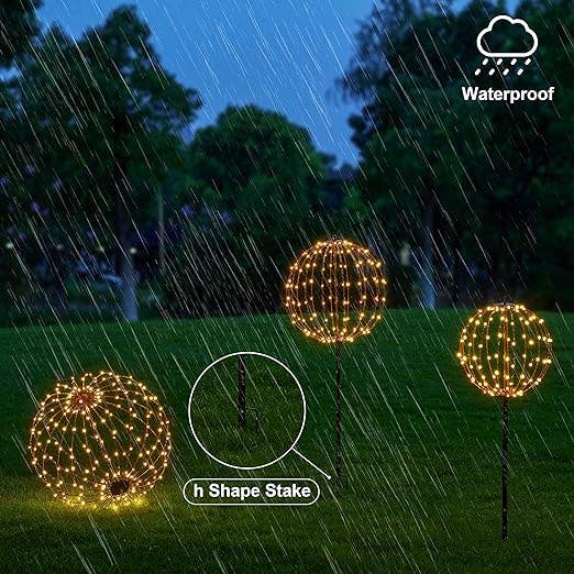 LIGHTSHARE - Wholesale Outdoor/Lawn Light - LED Ball Light, Warm White, Various Sizes and Finishes5