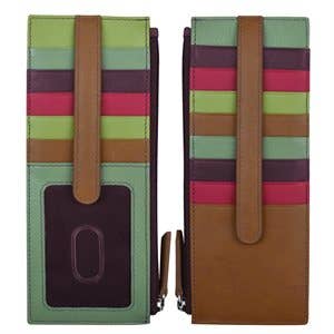 ili New York - Vendita all'ingrosso Portacarte - Donna - 7800 Portacarte in pelle con tasca con zip11