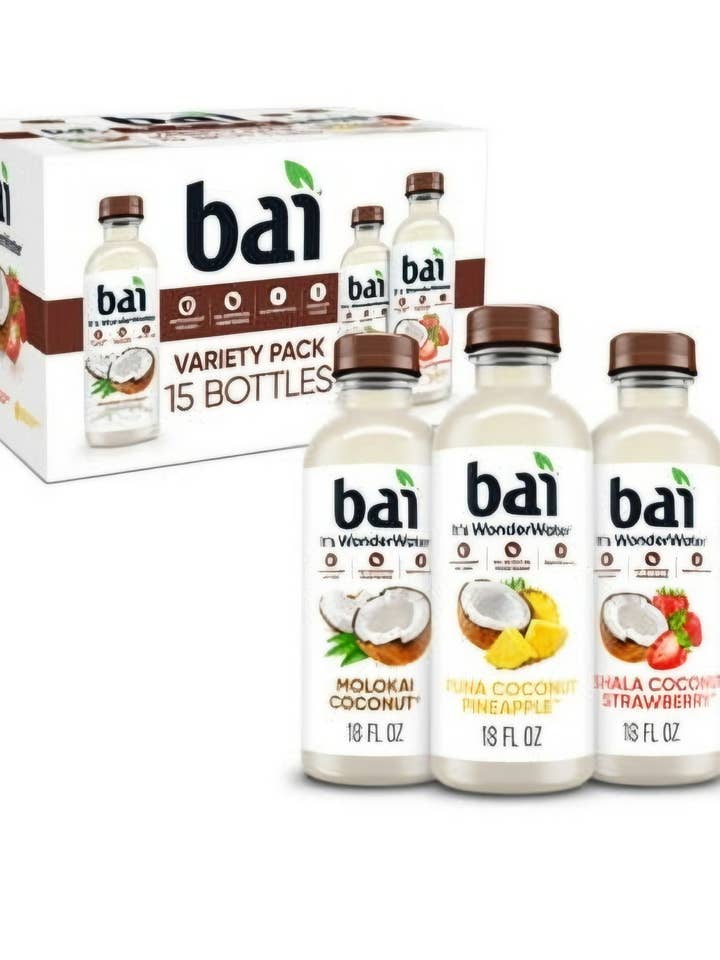 Bai Coconut Flavored Water Variety Pack 18oz 15pk Case for wholesale by Majesitc Health