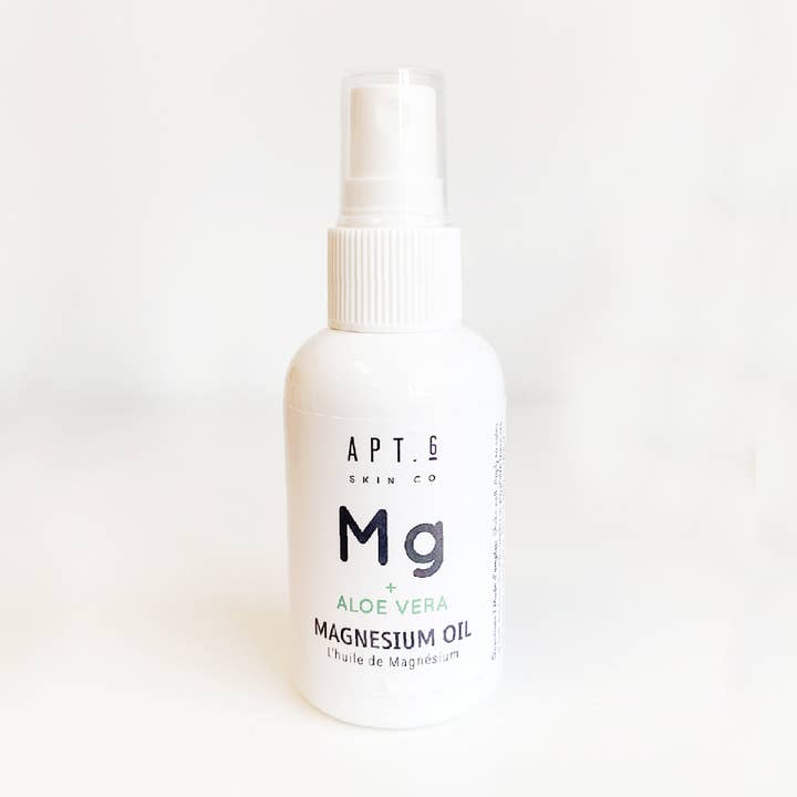 Magnesium Spray with Aloe Vera for wholesale by Apt. 6 Skin Co.