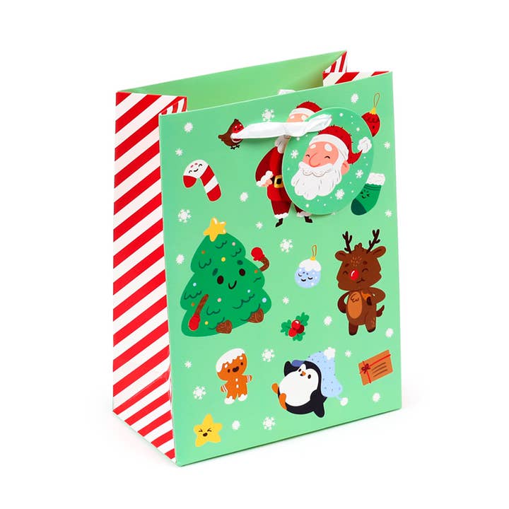 Christmas Jingle Bunch Gift Bag Medium for wholesale by Puckator EU