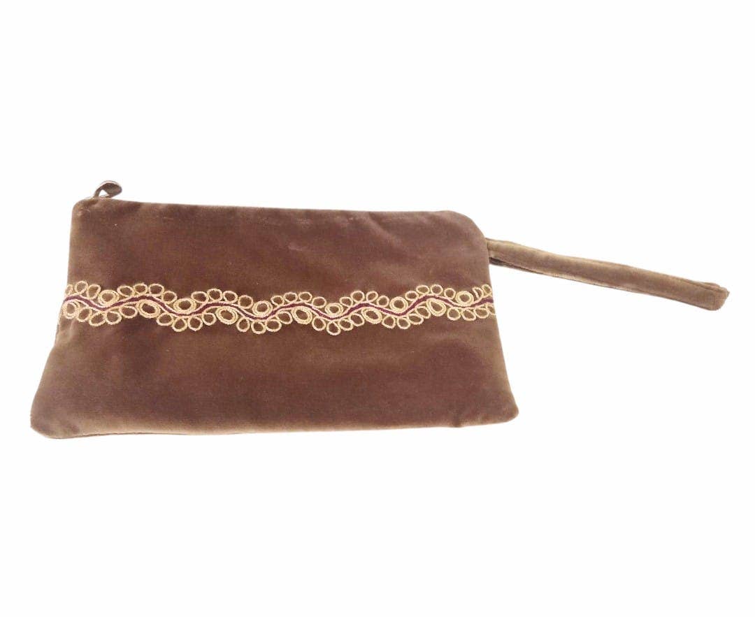 Darzah - Vente Pochette – femme - Pochette Tahriri - Marron1
