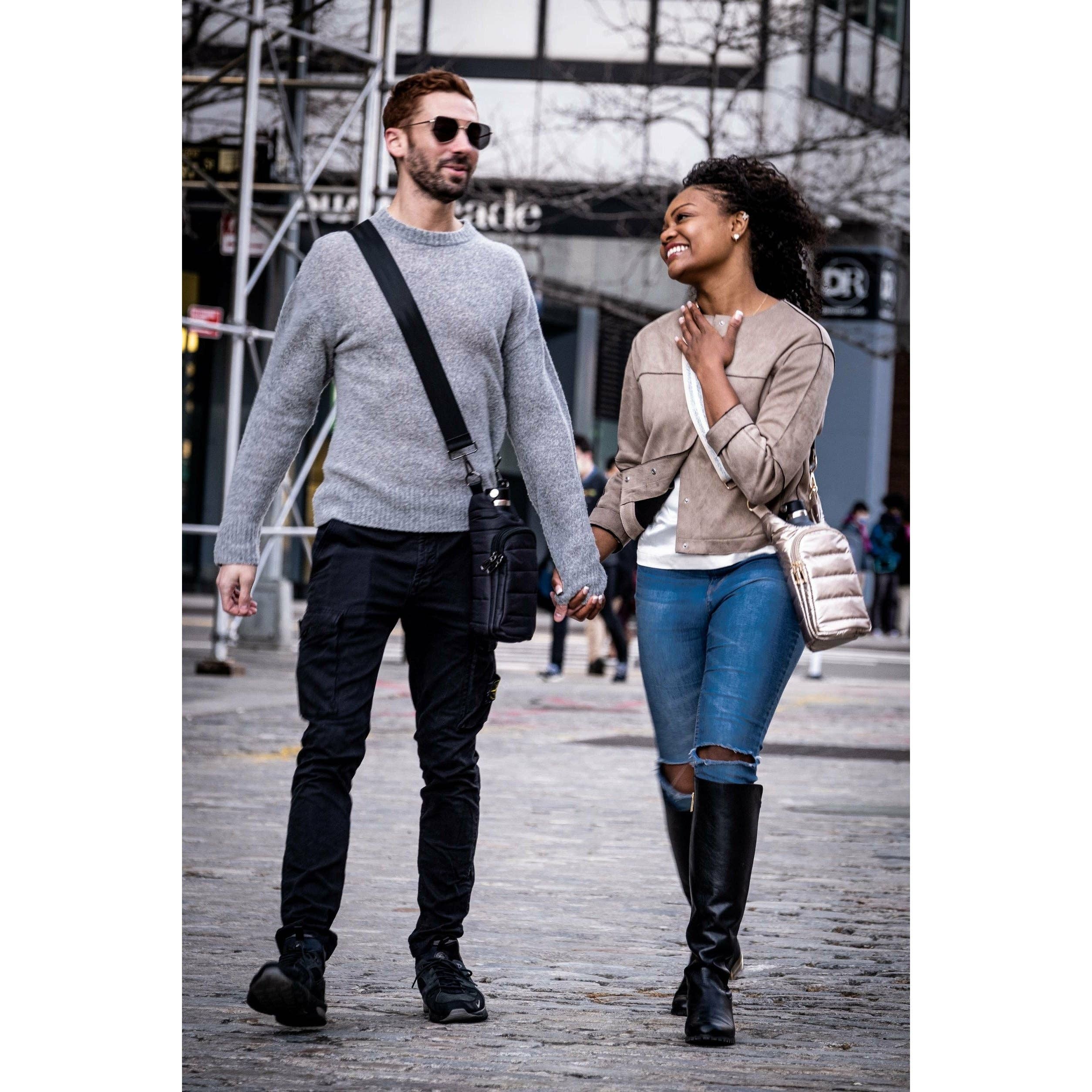 WanderFull - Wholesale Crossbody Bag - Unisex - Black Matte HydroBag® 5