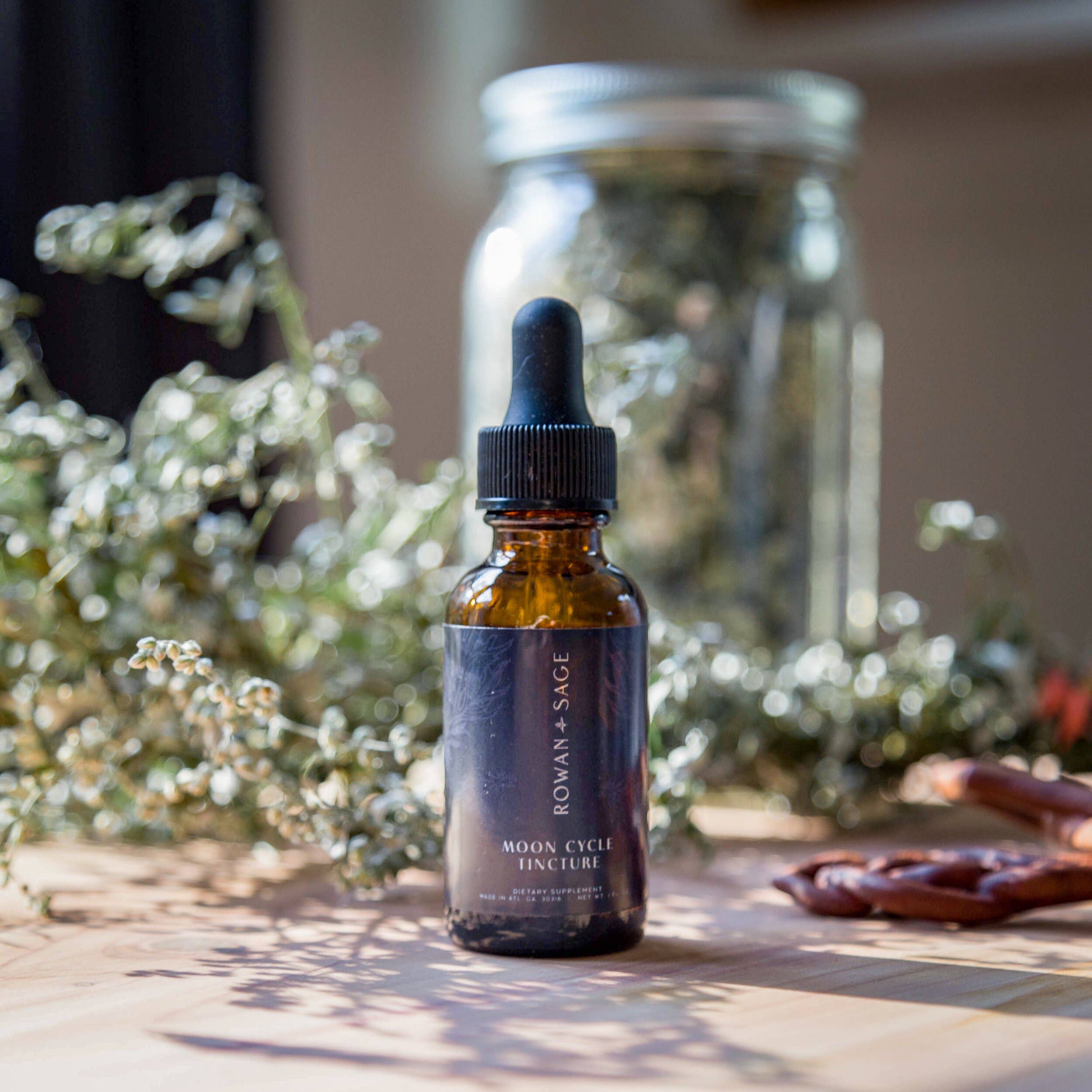 Rowan + Sage - Wholesale Tincture - Moon Cycle Tincture Formula – Menstrual Cycle Support