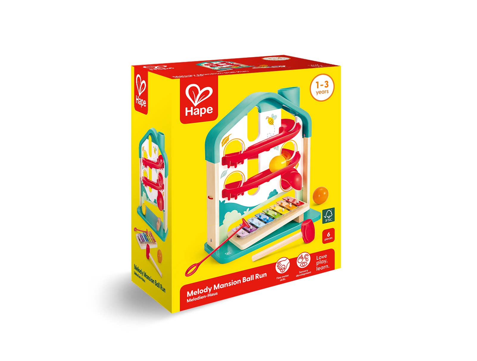 Hape Toys - Wholesale Wood Toy - Kids - Melody Mansion Ball Run3