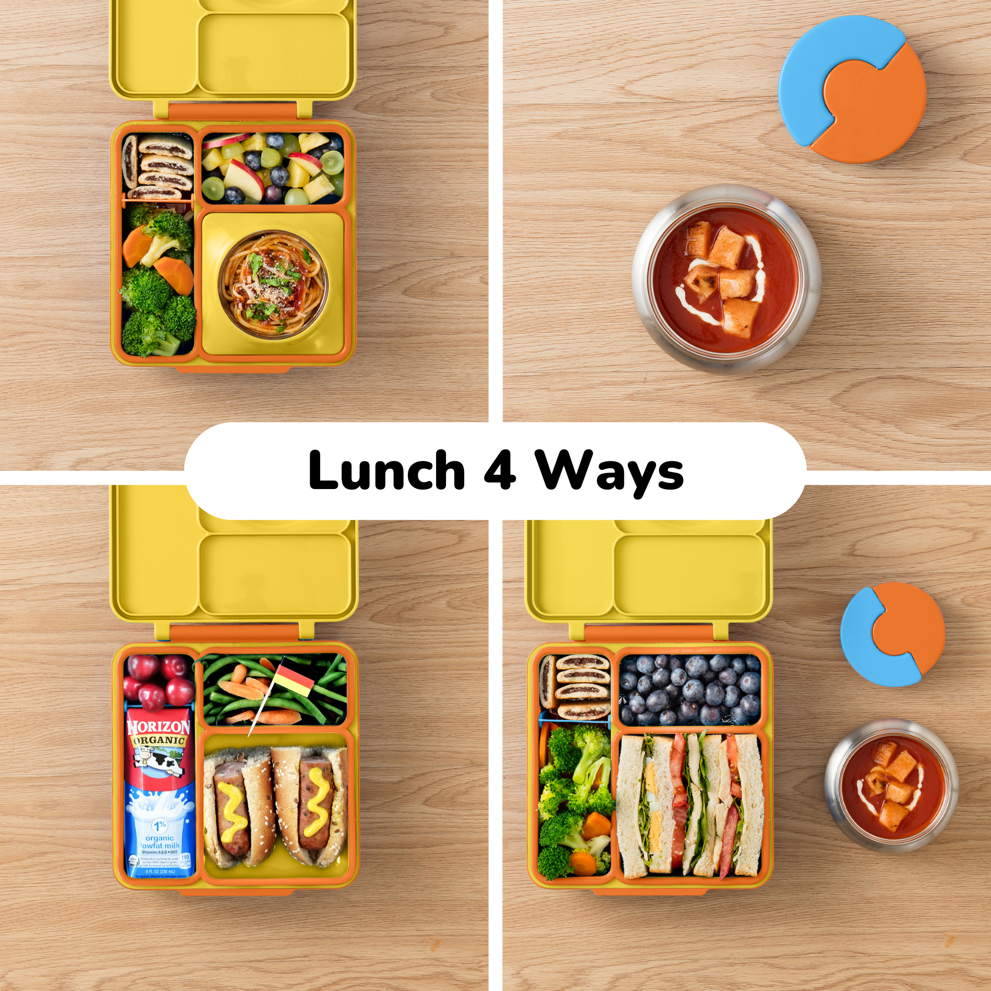 OmieLife - Wholesale Broodtrommel/lunchdoos - Kinderen - OmieBox: Zonneschijn6