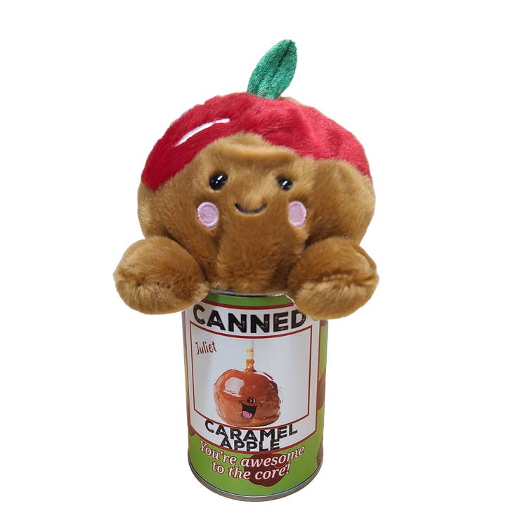 Canned Gifts - Wholesale Gag gift/novelty gift - Canned Caramel Apple | Valentine Gift | Plush in Can w/Jokes3