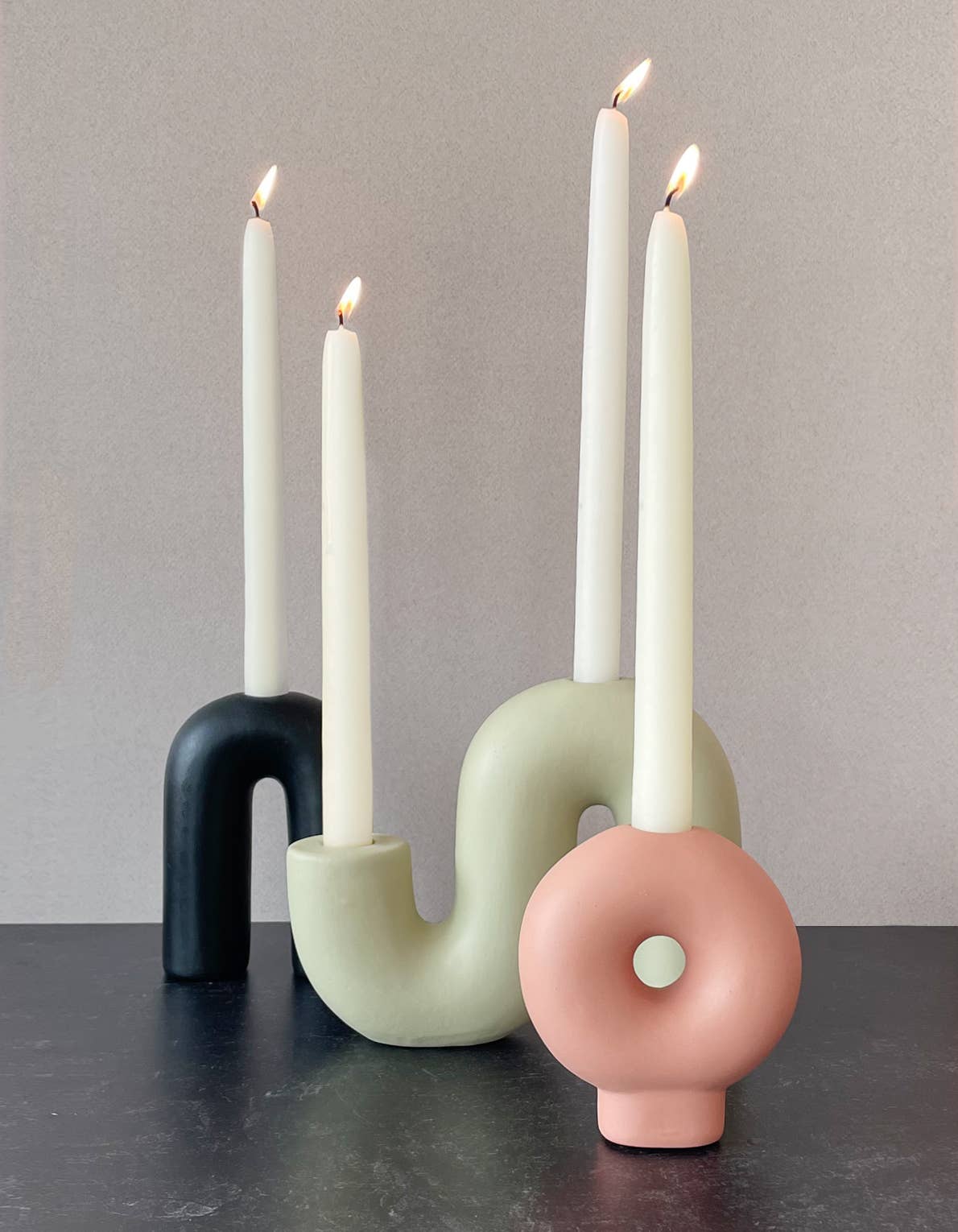 BOTANICA - Wholesale Taps toelopende kaars/kandelaar - Natuurlijke witte taps toelopende kaarsen1