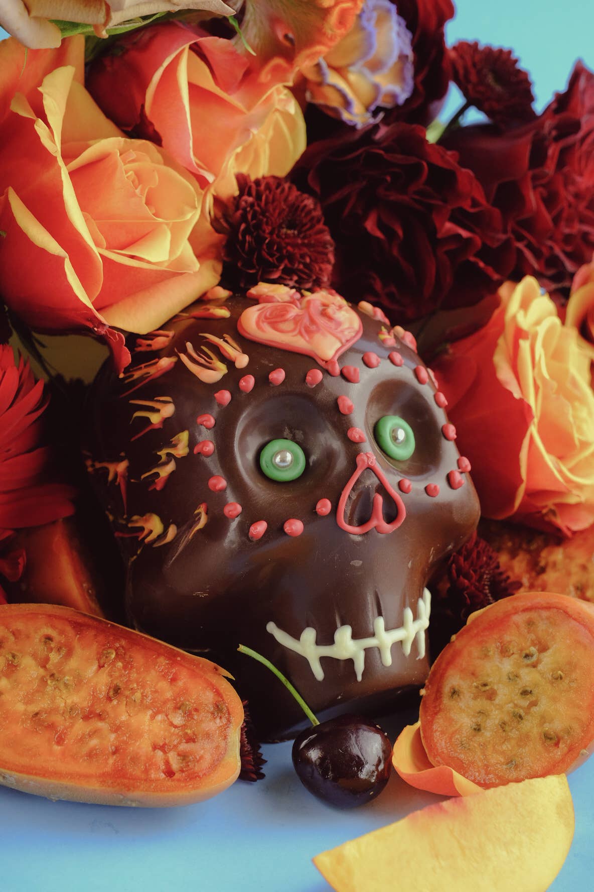 CocoAndré Chocolatier - Wholesale Chocolate - Mexican Oaxacan Skull Calavarita Calaca Dia De los Muertos0