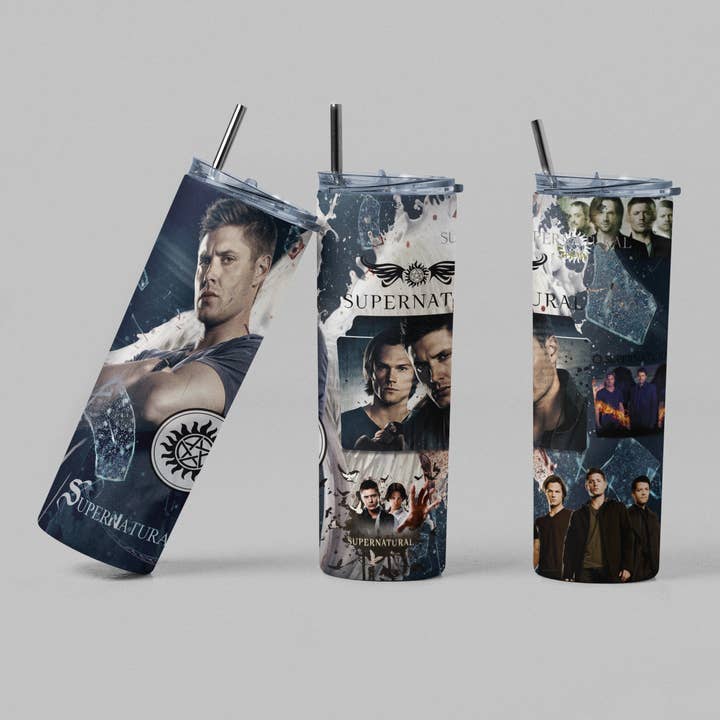 Supernatural Collage TV Inspired Tumbler for wholesale by The Geek Boutique