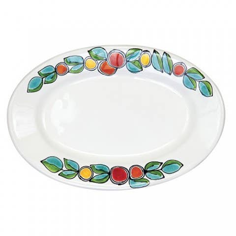 Oval tallrik Apelsiner och Citroner OVAR för wholesale av Ceramiche De Simone