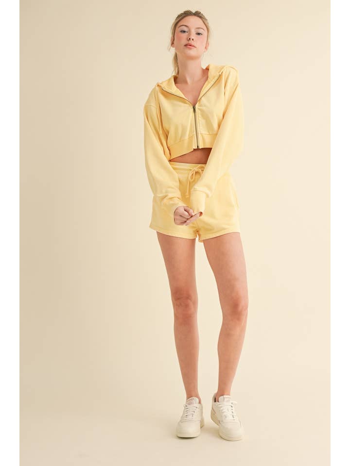 KIMBERLY C - Wholesale Korte broeken - Dames - Mineral Wash Shorts3