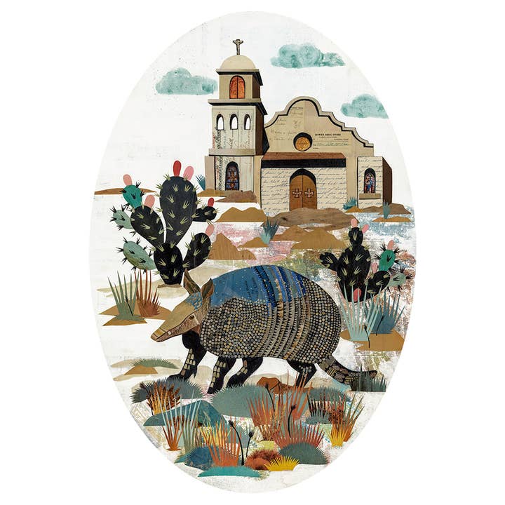 Dolan Geiman - Wholesale Art Print - Art Print | Armadillo Wall Art | AT THE MISSION