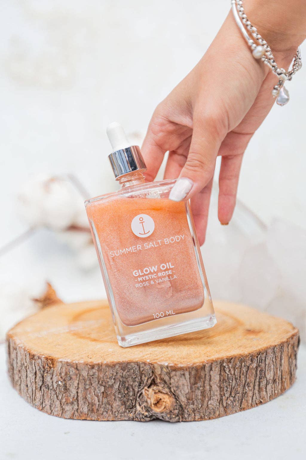 Summer Salt Body - Venta al por mayor Aceites de baño/corporales - Aceite iluminador Mystic Rose - 100 ml1