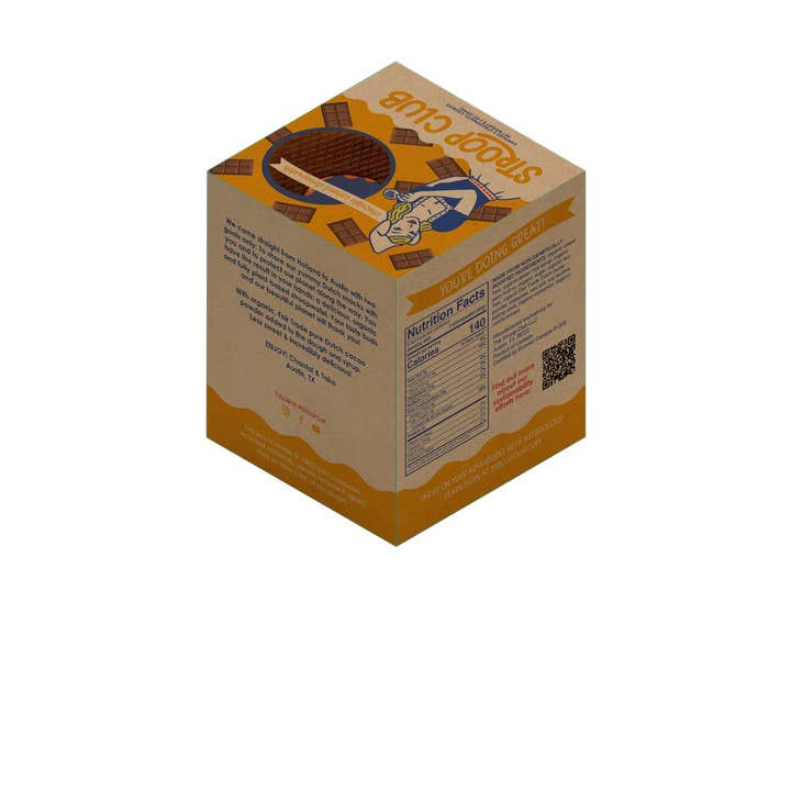 The Stroop Club (UK) – wholesale Biscuit – Chocolate Caramel Organic and Plant Based Stroopwafel 8-pack1