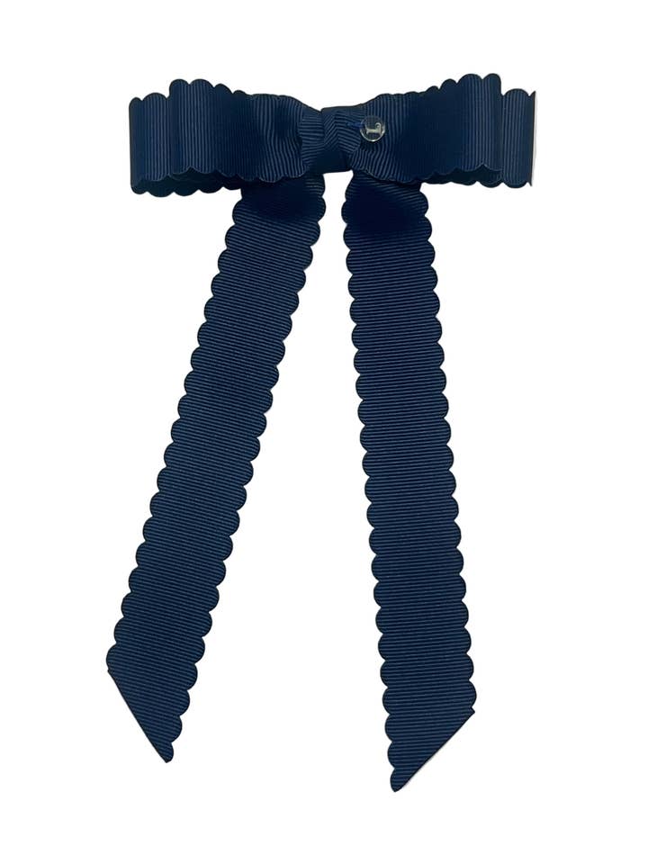 LONDON SCALLOPED HAIR CLIP for wholesale by Lenzo