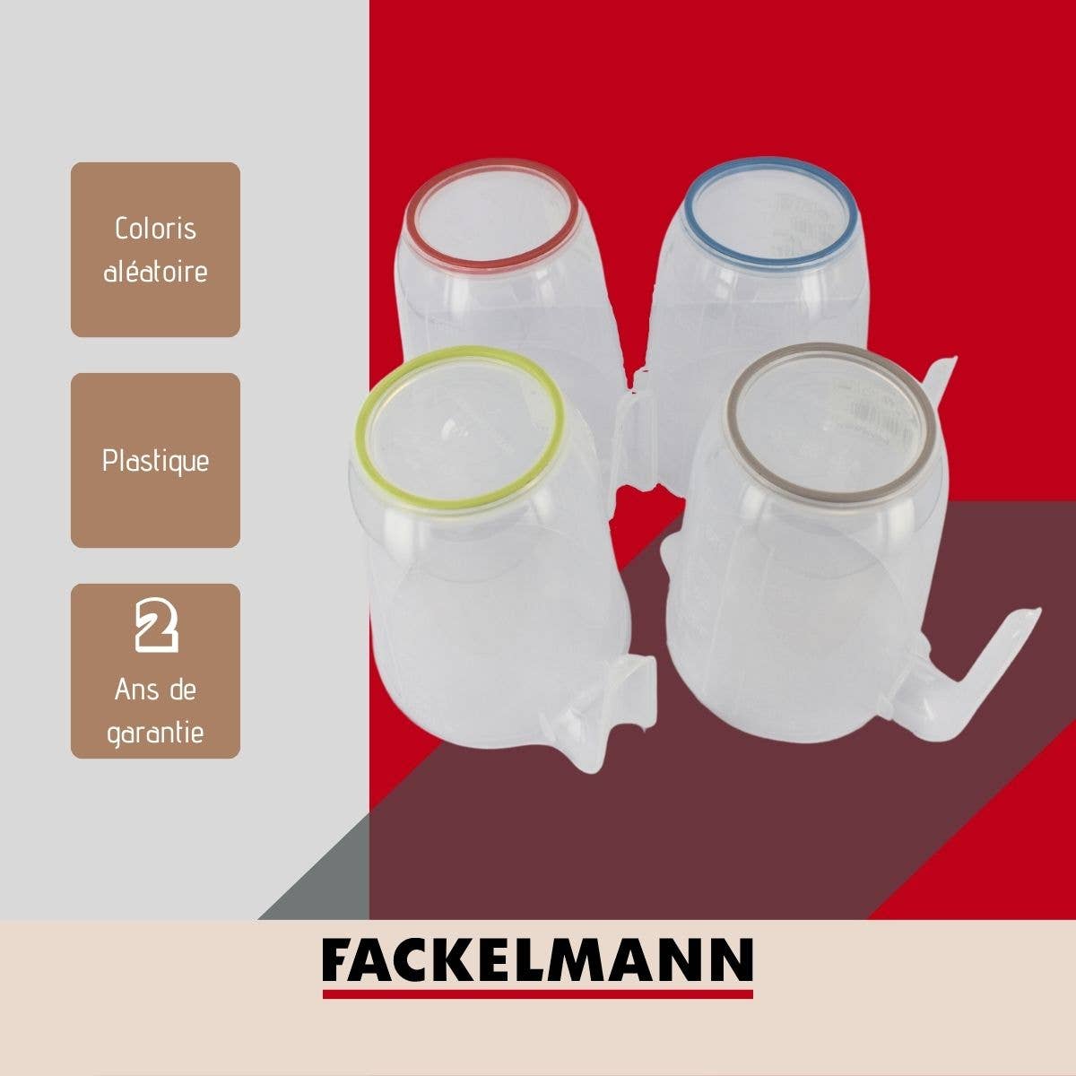Fackelmann - Wholesale Measuring Cup - Basic transparent plastic measuring cup 1 liter3