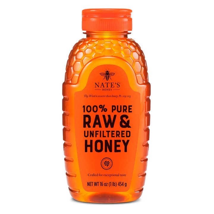 Nature Nate's Raw And Unfiltered Honey for wholesale by Nate's Honey