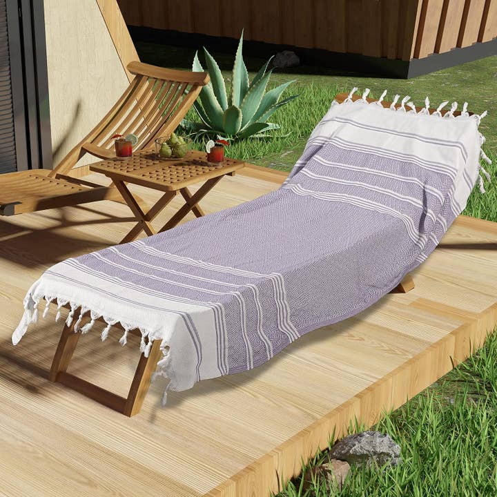 Aegean Concept - Wholesale Beach Towel - Turkish Beach Towels, Oversized, Sandcloud Bath Towel, Packable, 41 x 68 inches, Soft, Quick Dry, Ideal for Swimmers, Travel, for Men & Women, Extra Large, Lilac, Pack of 1