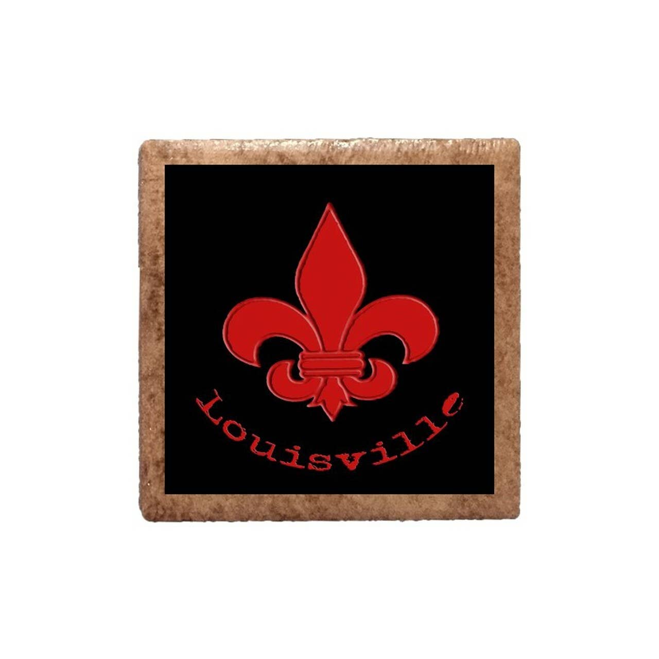 Layne Wilson – wholesale Magnet – Fleur de Lis Röd Louisville Magnet