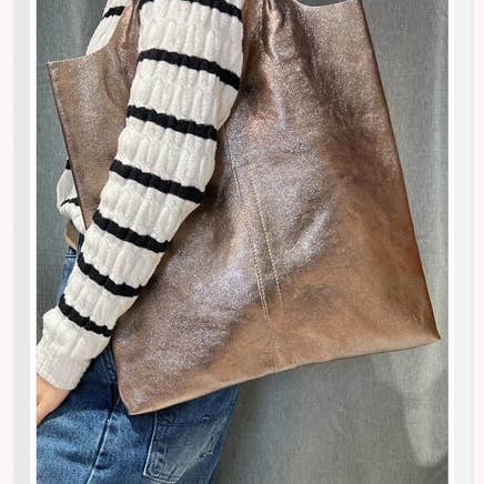 Z et Z - Vendita all'ingrosso Marsupio - Donna - Borsa tote in pelle granulata o pelle iridescente15