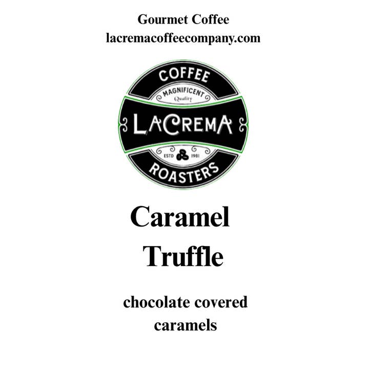 La Crema Coffee Company - Wholesale Ground Coffee - Caramel Truffle Perfect Pot 1.5 oz