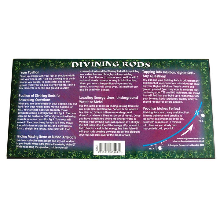 Starlinks Gifts - Wholesale Meditation Supplies - Divining Rods for all kinds of Divination DR01
