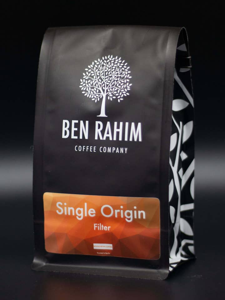Caffè filtrato SINGLE ORIGIN per la vendita all'ingrosso da parte di Ben Rahim