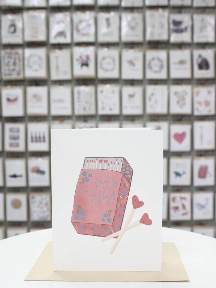 My Perfect Match Card for wholesale by Covered With Art
