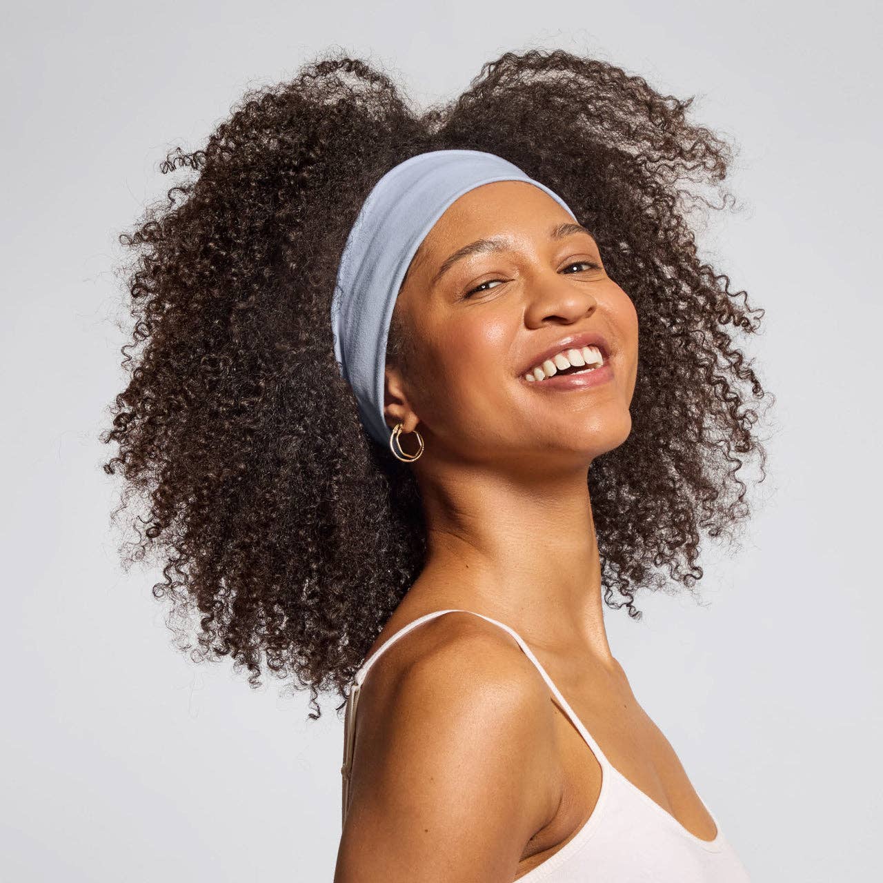 KITSCH – Bandana - Mulher por atacado – Conjunto de 3 Bandas de Cabeça Ativas de Tecido Reciclado Jardim Bouquet3