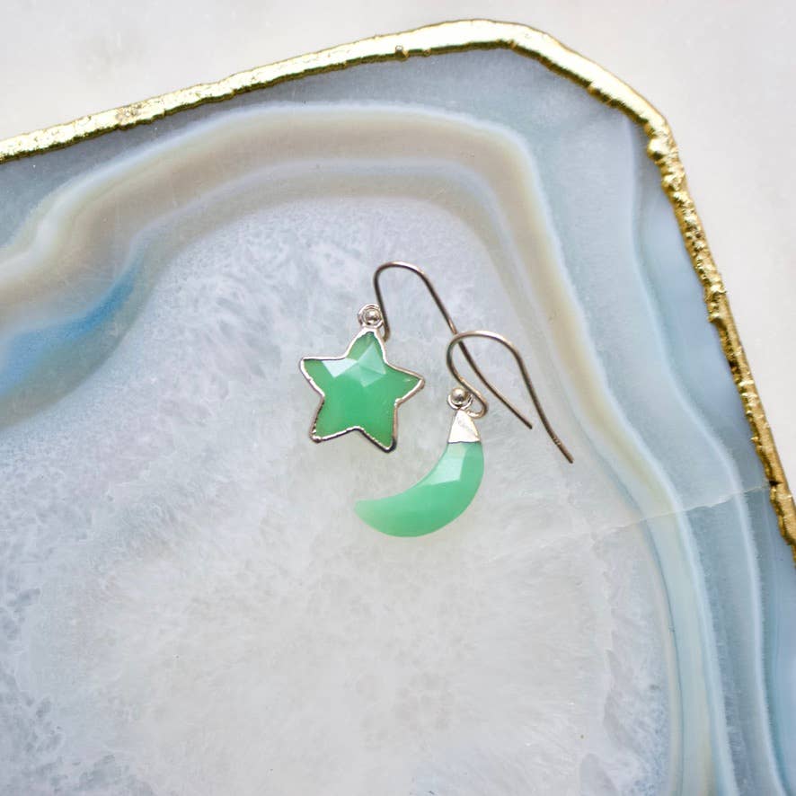 a.v. max - Wholesale Halskettinghanger - Over The Moon Stone Y-hals|Labradoriet|Citroen|Chalcedoon|WRM26